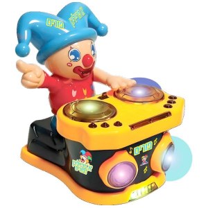 Picture of Purim DJ Clown Robot Yiddish 6"